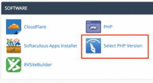 Use CloudLinux PHP Selector