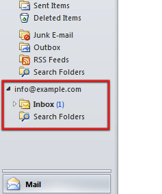 Inbox view MS Outlook