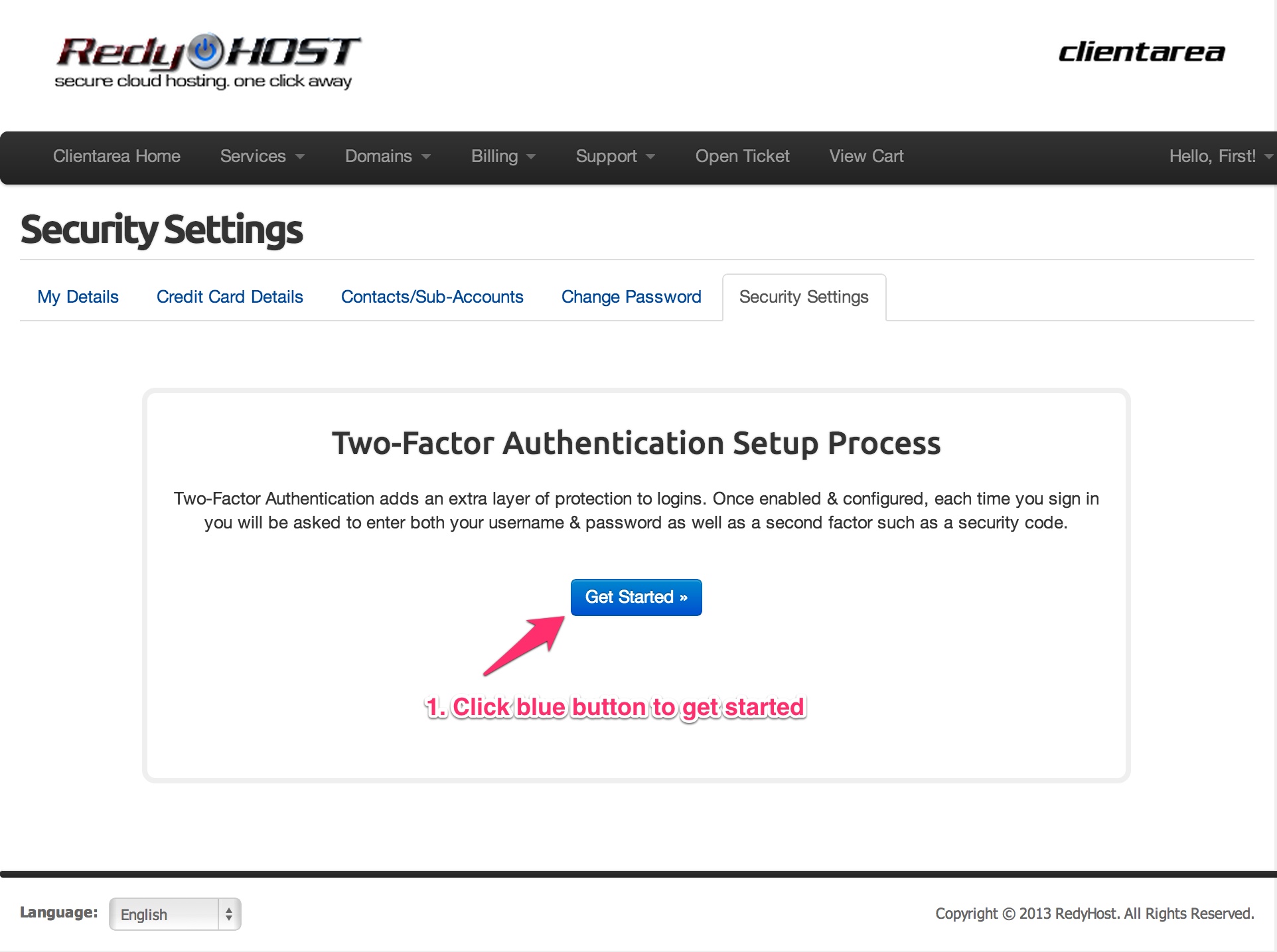How to activate the 2 Factor Authentication for your client area at ...