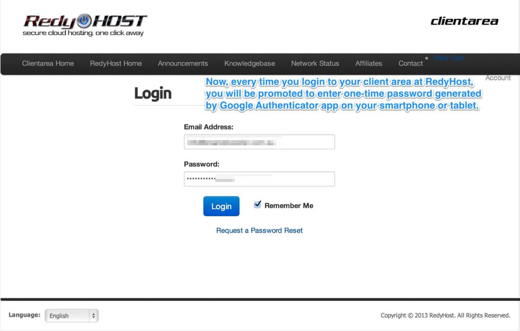 Now you could test your 2-factor authentication setup